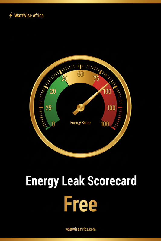 The Energy Leak Scorecard — Free Instant Assessment